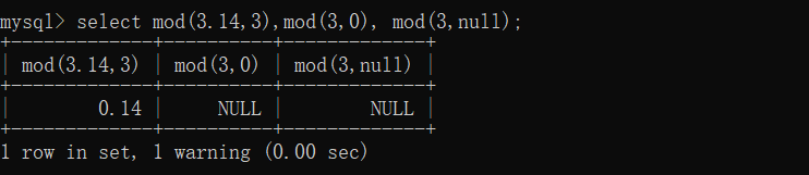 MySQL-单行函数-数字函数(mod,rand)插图2